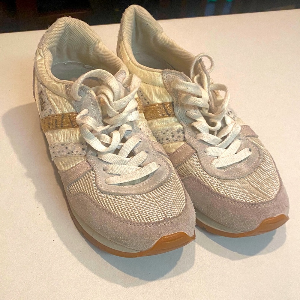 GOLA Sneaker Animal Print Lace Up Womens sz 8 GUC